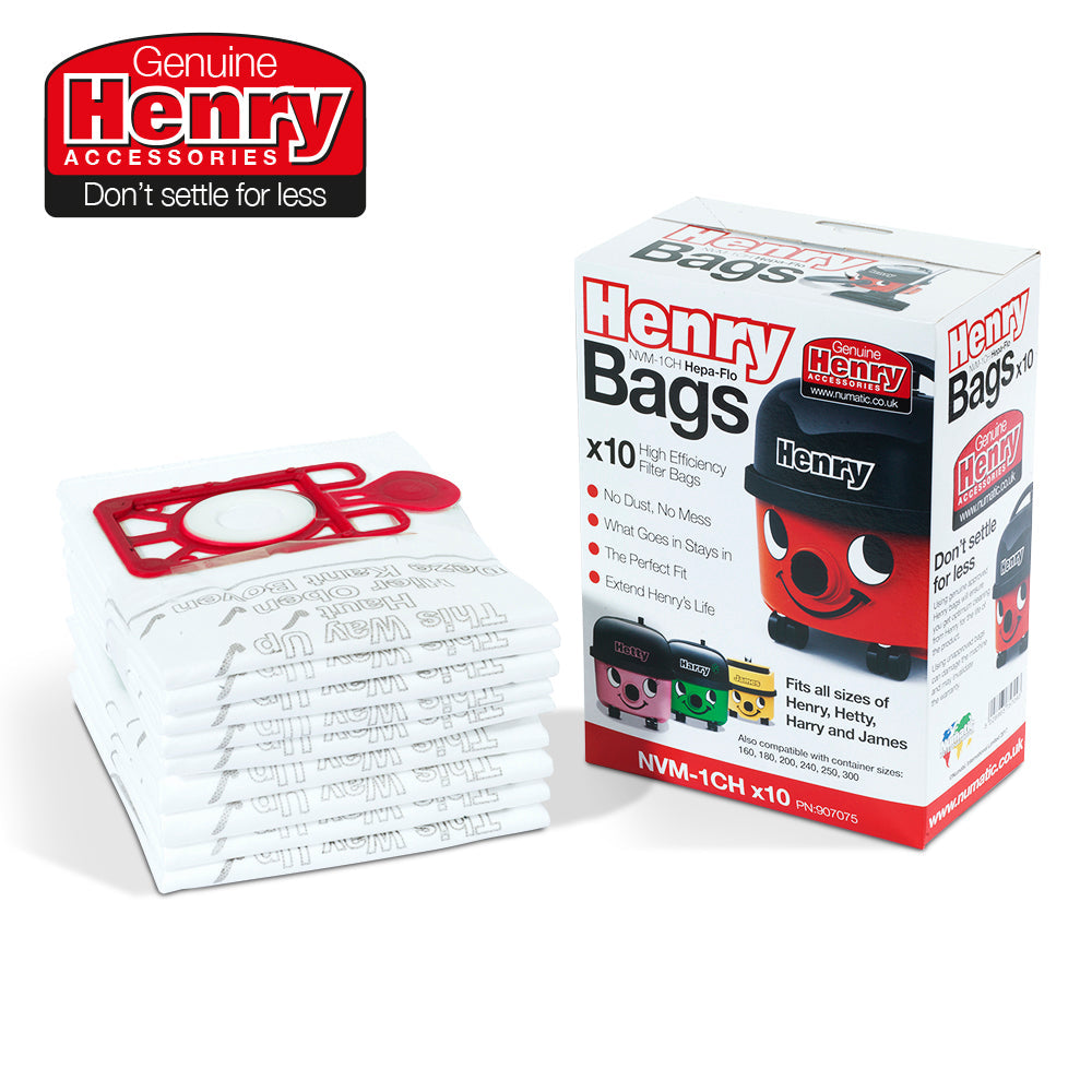 10-Pack Vacuum Bags For Henry 160, 180 & 200 Series - MyHenry USA