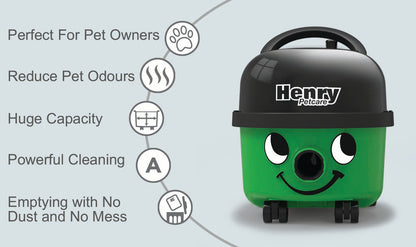 Henry PetCare 160 Cleaning Pet Hair - My Henry USA