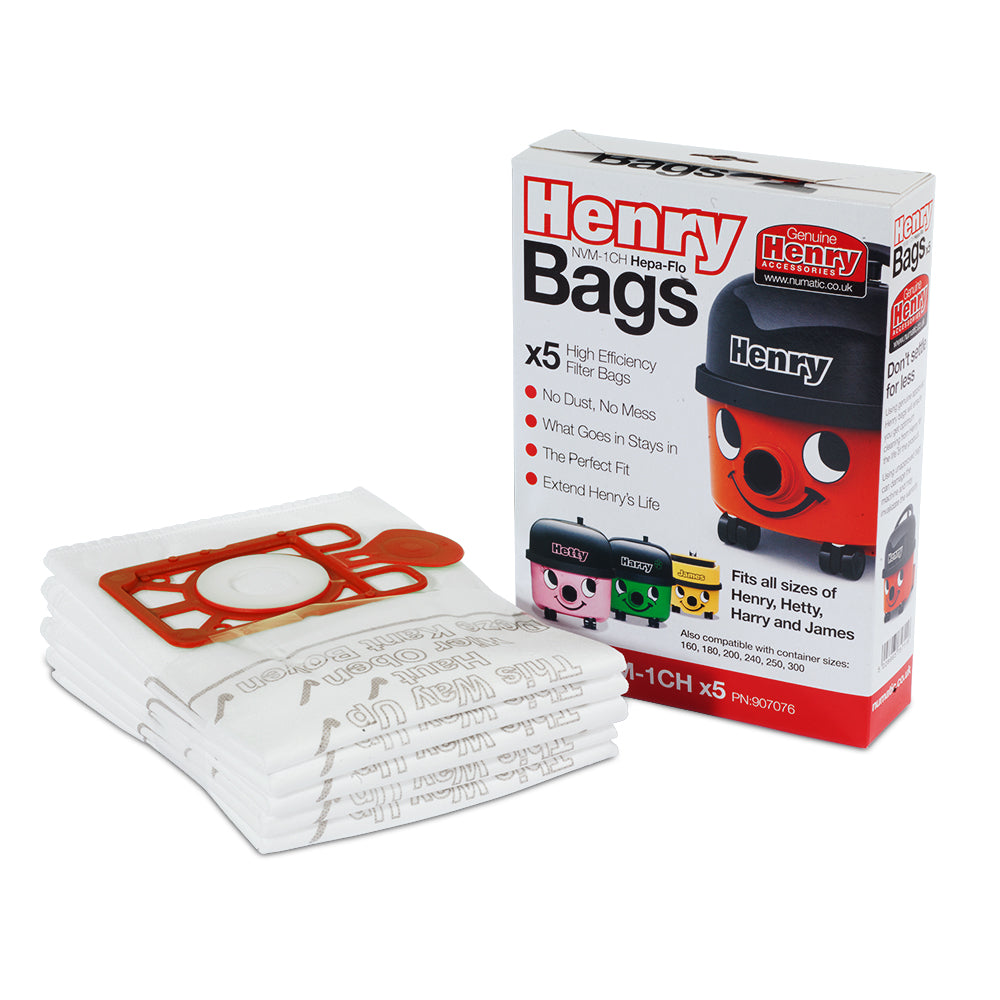 Henry Vacuum Cleaner Bags 5-Pack Replacement - MyHenry USA